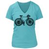 Women's Premium Deep V-Neck T-Shirt Thumbnail