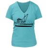 Women's Premium Deep V-Neck T-Shirt Thumbnail