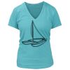 Women's Premium Deep V-Neck T-Shirt Thumbnail