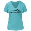 Women's Premium Deep V-Neck T-Shirt Thumbnail