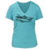 Women's Premium Deep V-Neck T-Shirt Thumbnail