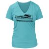 Women's Premium Deep V-Neck T-Shirt Thumbnail