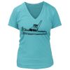 Women's Premium Deep V-Neck T-Shirt Thumbnail