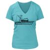 Women's Premium Deep V-Neck T-Shirt Thumbnail