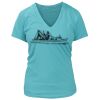 Women's Premium Deep V-Neck T-Shirt Thumbnail