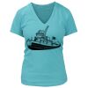 Women's Premium Deep V-Neck T-Shirt Thumbnail