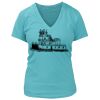 Women's Premium Deep V-Neck T-Shirt Thumbnail