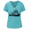 Women's Premium Deep V-Neck T-Shirt Thumbnail