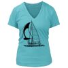 Women's Premium Deep V-Neck T-Shirt Thumbnail