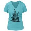 Women's Premium Deep V-Neck T-Shirt Thumbnail