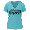 Women's Premium Deep V-Neck T-Shirt Thumbnail