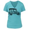 Women's Premium Deep V-Neck T-Shirt Thumbnail