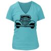 Women's Premium Deep V-Neck T-Shirt Thumbnail