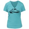 Women's Premium Deep V-Neck T-Shirt Thumbnail