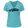 Women's Premium Deep V-Neck T-Shirt Thumbnail