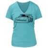 Women's Premium Deep V-Neck T-Shirt Thumbnail