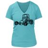 Women's Premium Deep V-Neck T-Shirt Thumbnail