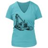 Women's Premium Deep V-Neck T-Shirt Thumbnail