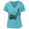 Women's Premium Deep V-Neck T-Shirt Thumbnail