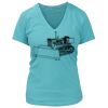 Women's Premium Deep V-Neck T-Shirt Thumbnail
