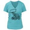 Women's Premium Deep V-Neck T-Shirt Thumbnail