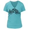 Women's Premium Deep V-Neck T-Shirt Thumbnail