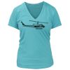 Women's Premium Deep V-Neck T-Shirt Thumbnail
