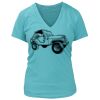 Women's Premium Deep V-Neck T-Shirt Thumbnail