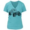 Women's Premium Deep V-Neck T-Shirt Thumbnail