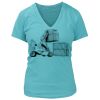 Women's Premium Deep V-Neck T-Shirt Thumbnail