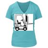 Women's Premium Deep V-Neck T-Shirt Thumbnail
