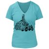 Women's Premium Deep V-Neck T-Shirt Thumbnail