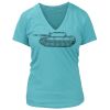 Women's Premium Deep V-Neck T-Shirt Thumbnail