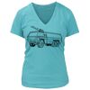 Women's Premium Deep V-Neck T-Shirt Thumbnail
