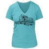 Women's Premium Deep V-Neck T-Shirt Thumbnail