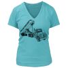Women's Premium Deep V-Neck T-Shirt Thumbnail