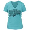 Women's Premium Deep V-Neck T-Shirt Thumbnail