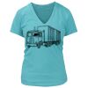 Women's Premium Deep V-Neck T-Shirt Thumbnail