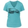 Women's Premium Deep V-Neck T-Shirt Thumbnail