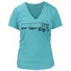 Women's Premium Deep V-Neck T-Shirt Thumbnail