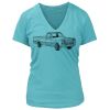 Women's Premium Deep V-Neck T-Shirt Thumbnail