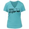 Women's Premium Deep V-Neck T-Shirt Thumbnail