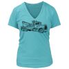 Women's Premium Deep V-Neck T-Shirt Thumbnail