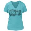 Women's Premium Deep V-Neck T-Shirt Thumbnail