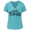 Women's Premium Deep V-Neck T-Shirt Thumbnail