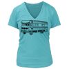Women's Premium Deep V-Neck T-Shirt Thumbnail