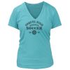 Women's Premium Deep V-Neck T-Shirt Thumbnail
