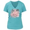 Women's Premium Deep V-Neck T-Shirt Thumbnail