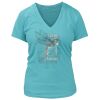 Women's Premium Deep V-Neck T-Shirt Thumbnail