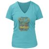 Women's Premium Deep V-Neck T-Shirt Thumbnail